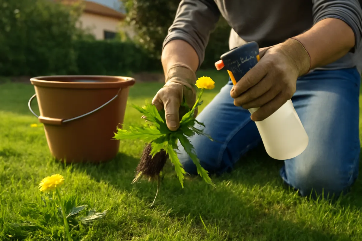 Metodi naturali per eliminare le erbacce dal prato: ecco cosa funziona davvero