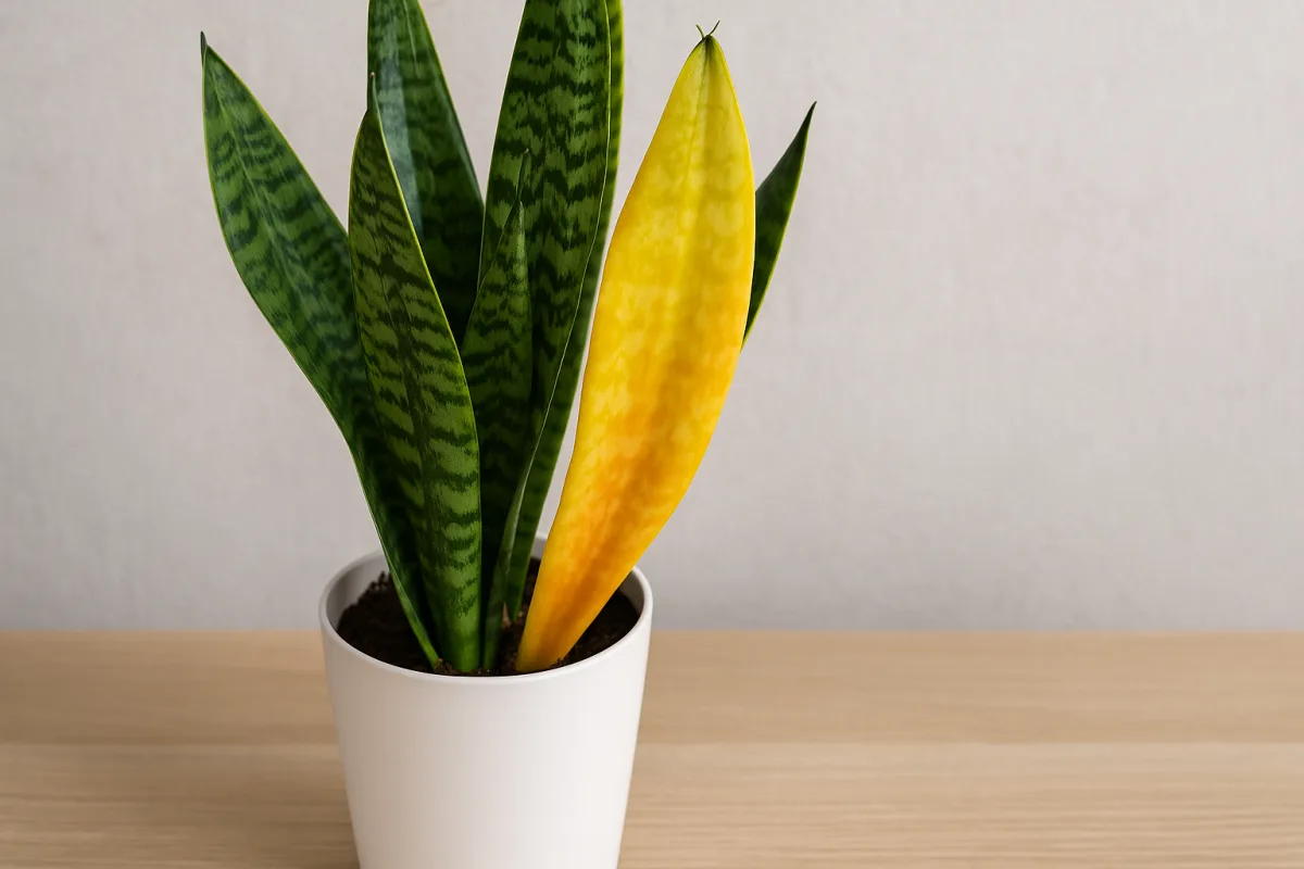 Perché le foglie della sansevieria ingialliscono? Evita questo errore comune