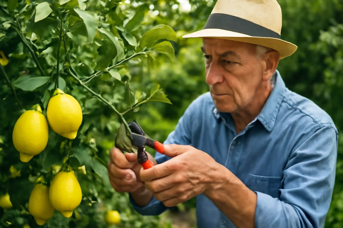 Potatura del limone in giardino: la tecnica che fa crescere più frutti