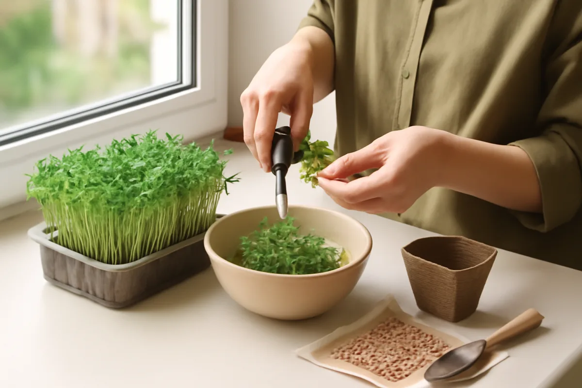 Coltivare microgreen sul davanzale: raccolto pronto in pochi giorni con semplici materiali
