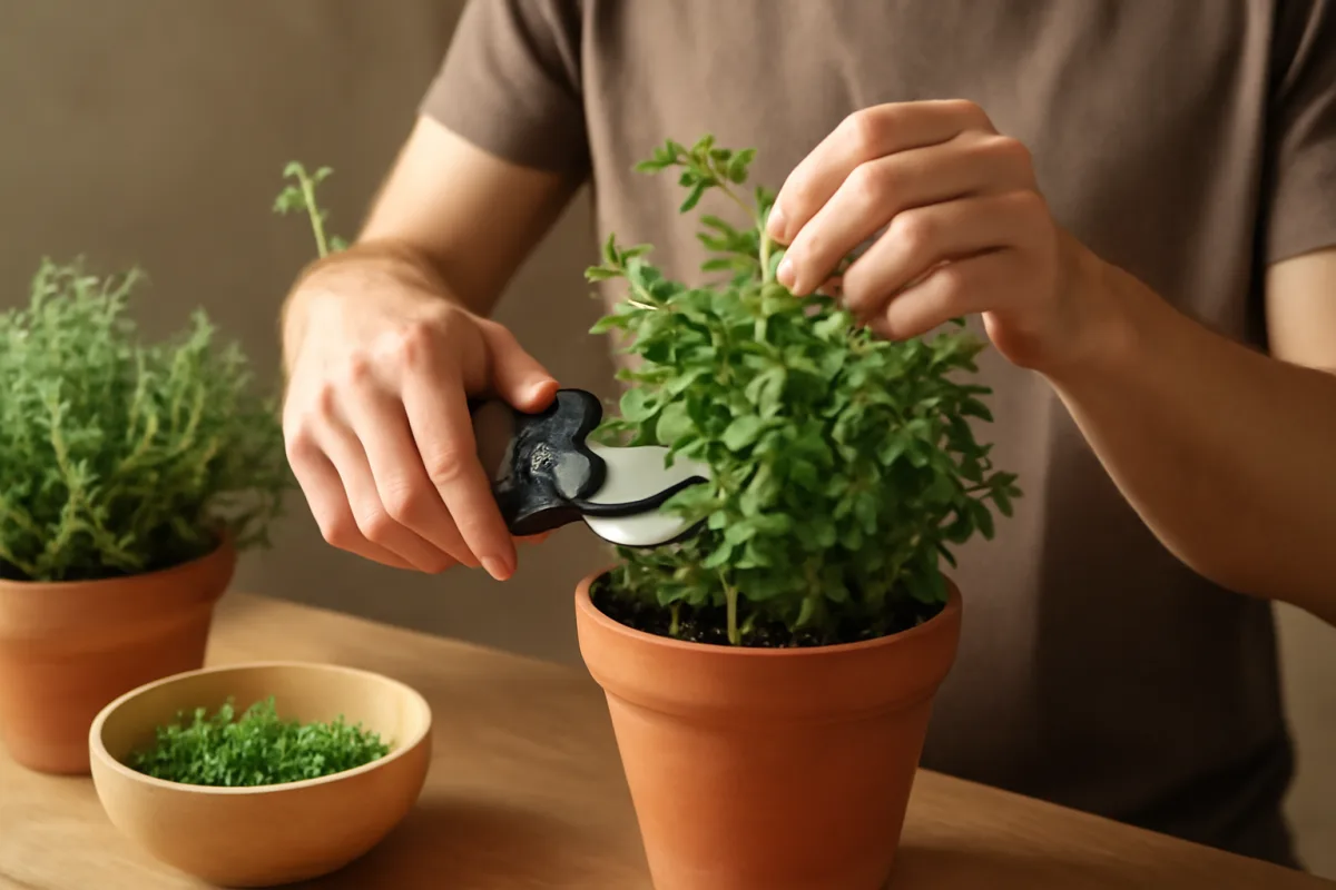 Potatura delle piante aromatiche: il taglio giusto per crescita compatta e raccolti profumati