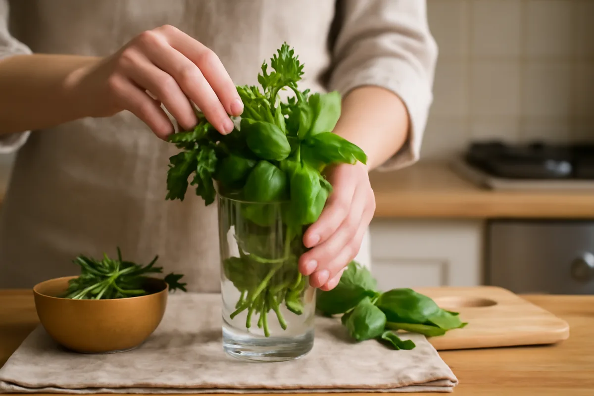 Piante aromatiche in cucina: come mantenerle fresche più a lungo con un semplice gesto