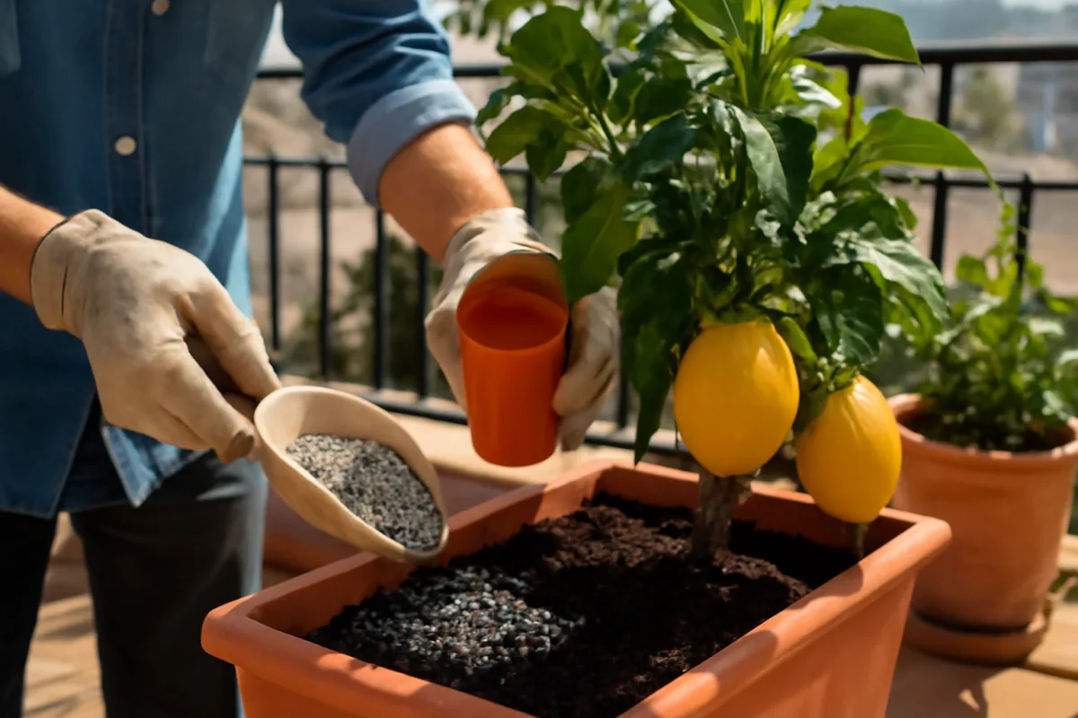 Concimazione a lenta cessione per le piante da frutto in terrazzo: i vantaggi che non ti aspetti
