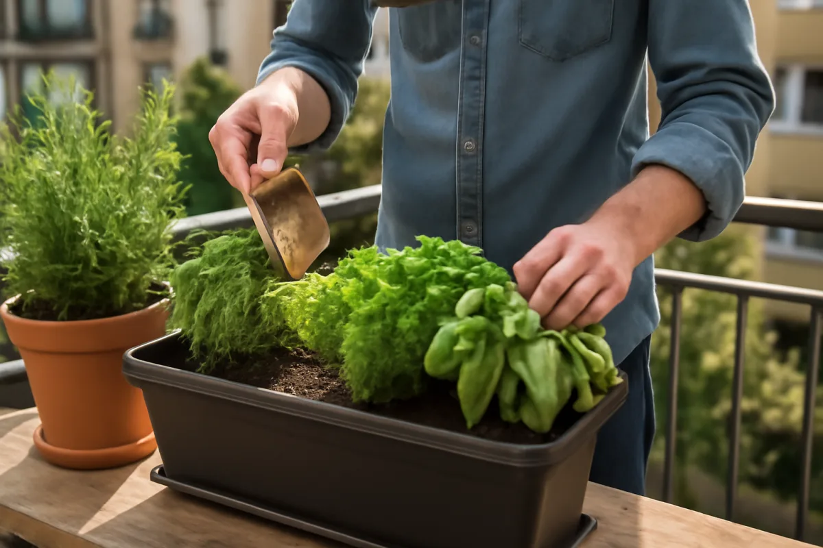 Concimare le piante aromatiche in balcone: quando farlo per ottenere profumo e sapore intensi?