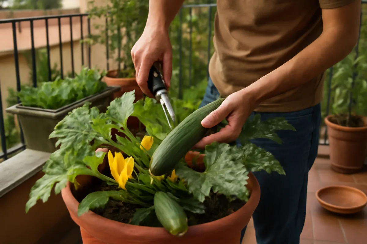 Coltivazione delle zucchine in piccoli spazi: come ottimizzare la resa sul terrazzo