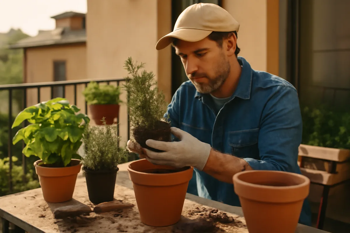 Quando è meglio trapiantare le erbe aromatiche in terrazzo? Il momento segreto dei professionisti