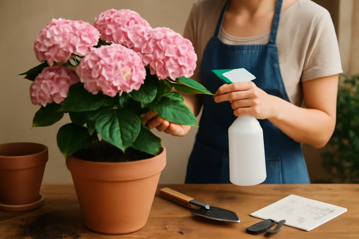 Come prendersi cura dell'ortensia in vaso? Strategie per una fioritura esplosiva