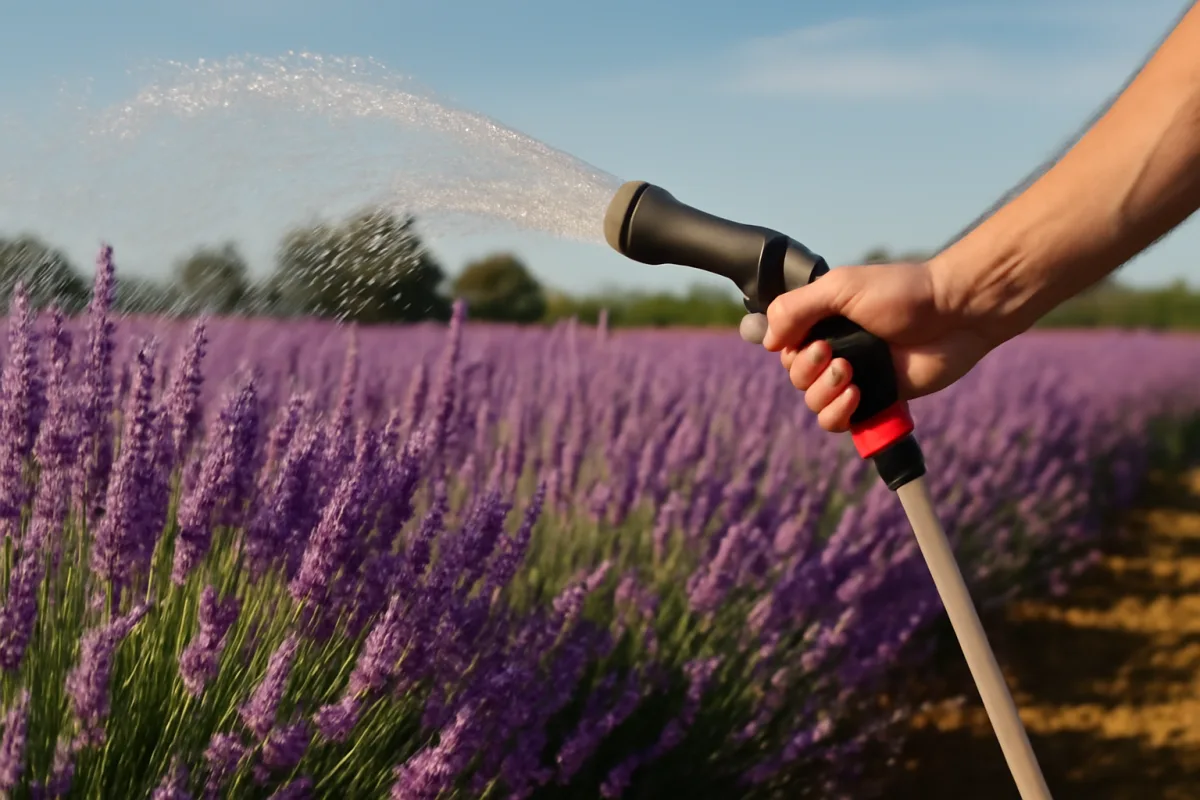 Irrigazione della lavanda in piena estate: evita il problema della fioritura stentata