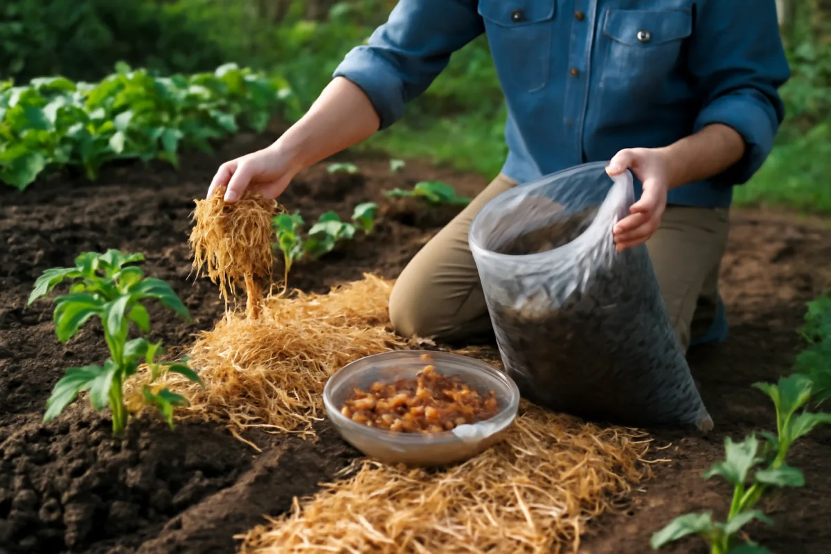 Pacciamatura naturale per l’orto domestico: come scegliere i materiali che nutrono il terreno