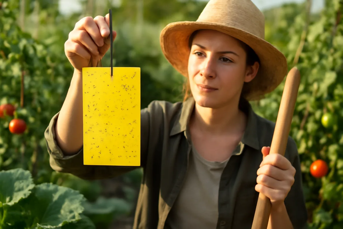 Trappole cromotropiche per insetti nocivi: la soluzione naturale che riduce i pesticidi sull’orto
