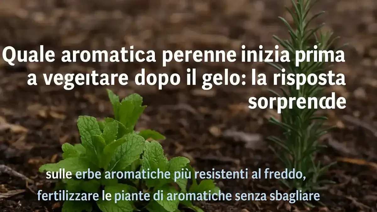 Menta in vaso troppo fitta: perché dividere i cespi può essere più utile di aumentare il concime